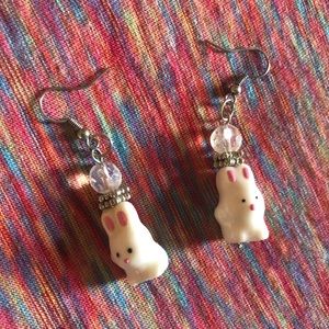 Easter Bunny Rabbit Earrings